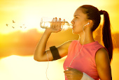 Richtig Trinken beim Laufen, Marathonlaufen